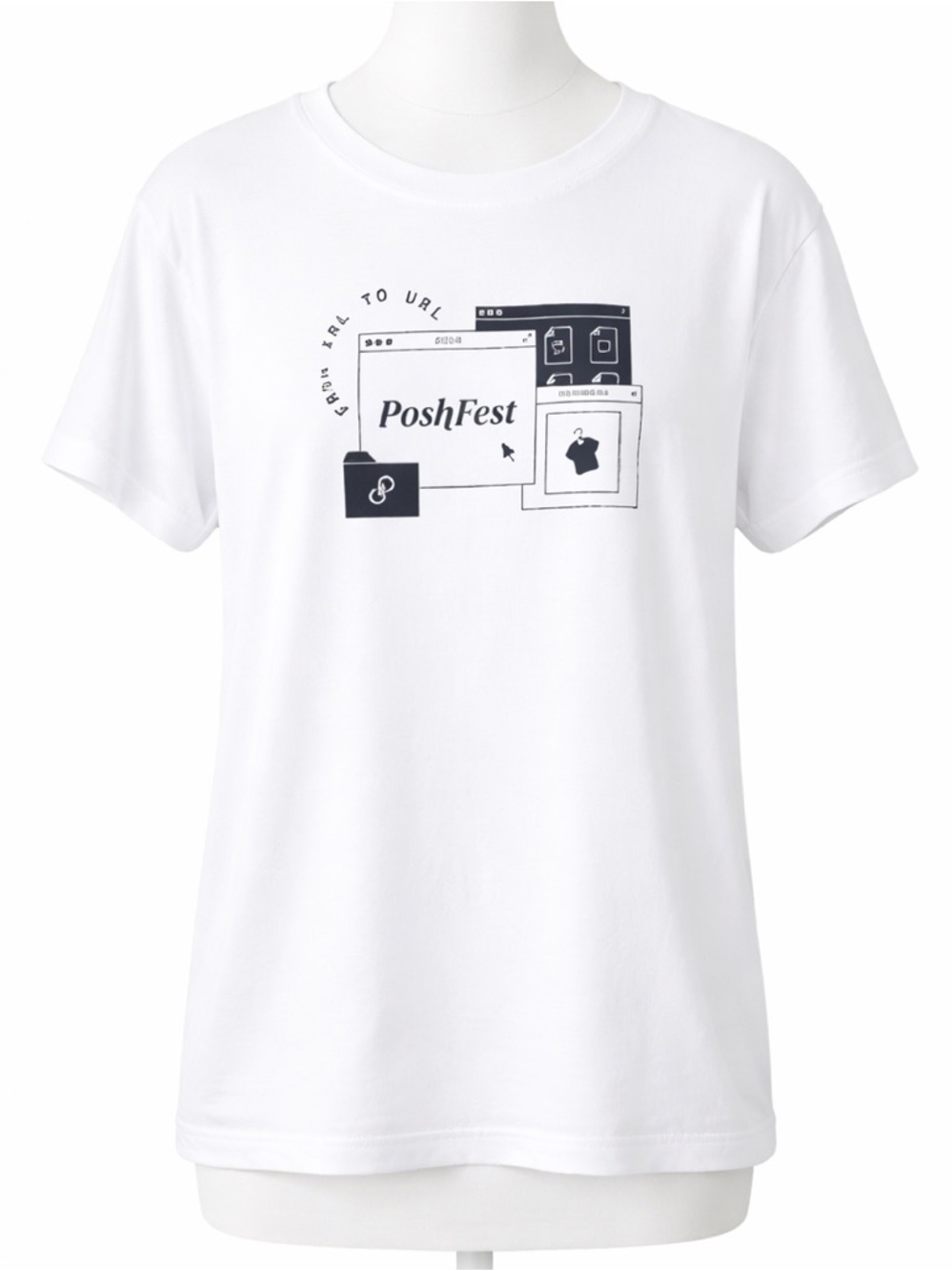 Poshmark POSHFEST 2020 White Tshirt Size Large